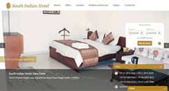 Desktop Screenshot of hotelsouthindian.com